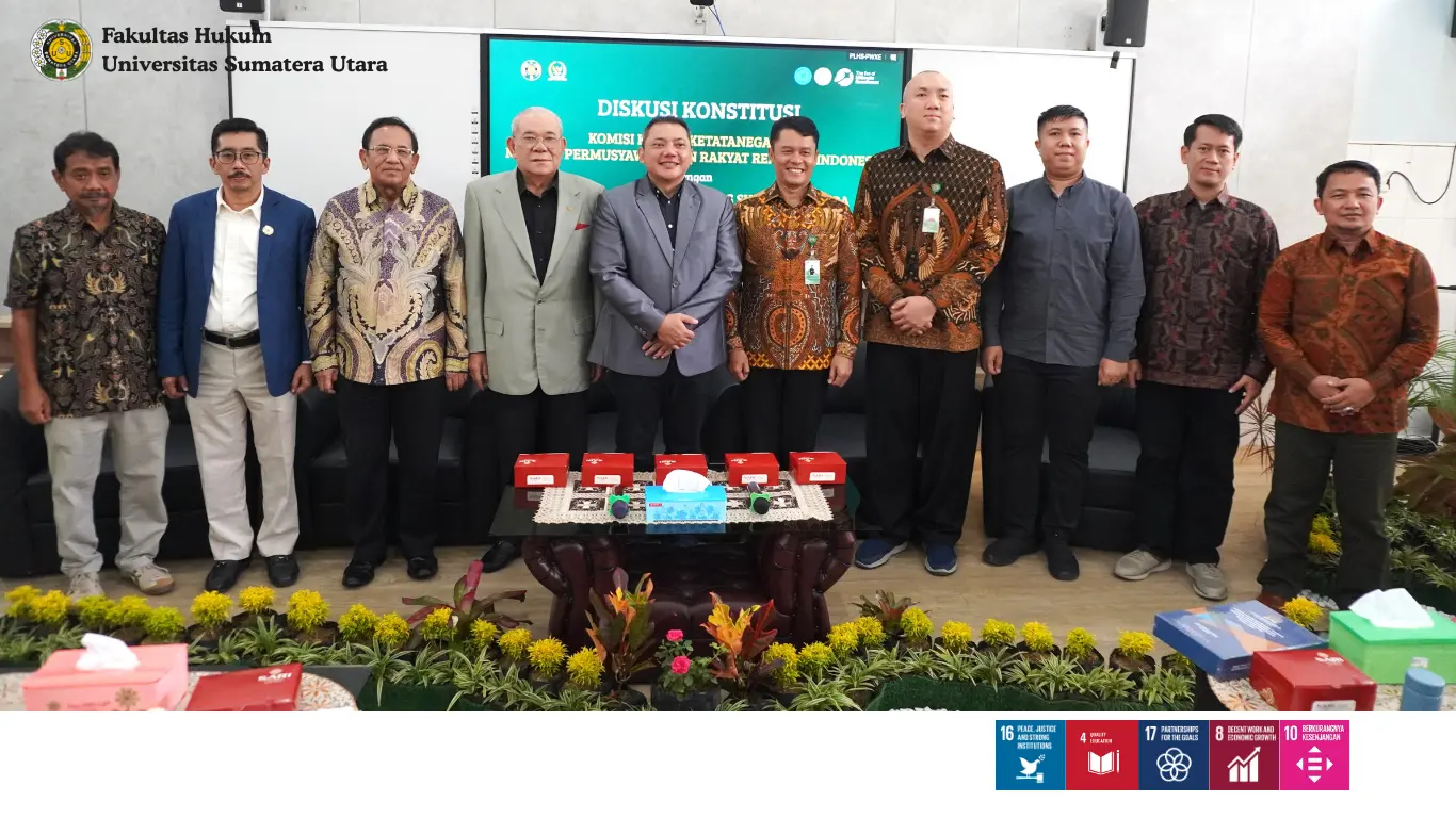 MPR RI Bersama FH USU Gelar Diskusi Konstitusi Bahas Pasal 33 UUD 1945